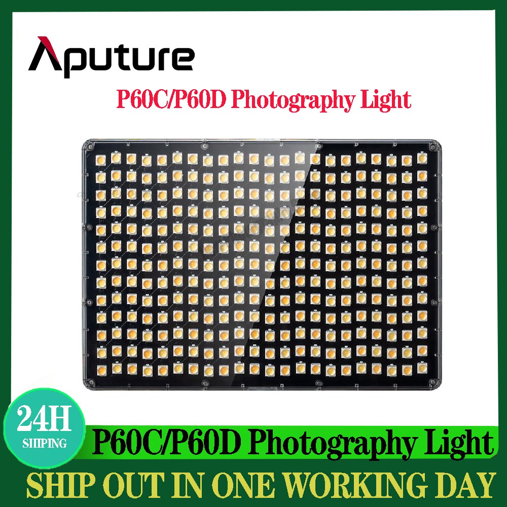 Aputure-Amaran P60C/P60X   RGB Ǯ ÷, 2500K-7500K  ƽ  ܺ Կ г 